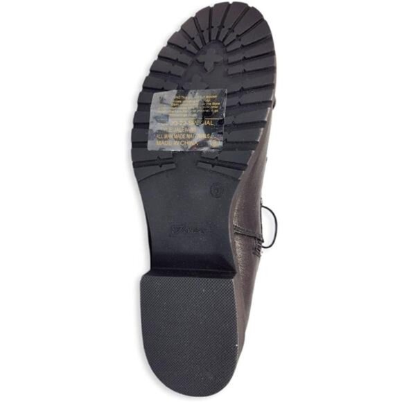 Forever Link Womens Round Toe Military Lace up Knit Ankle Cuff Low Heel Combat - Picture 6 of 7